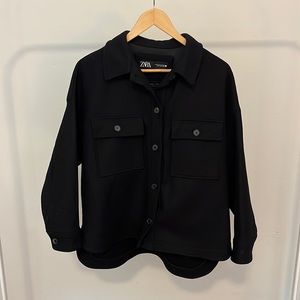 Luxurious black Zara jacket